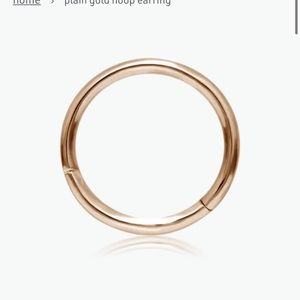 Maria Tash Plain Gold Hoop